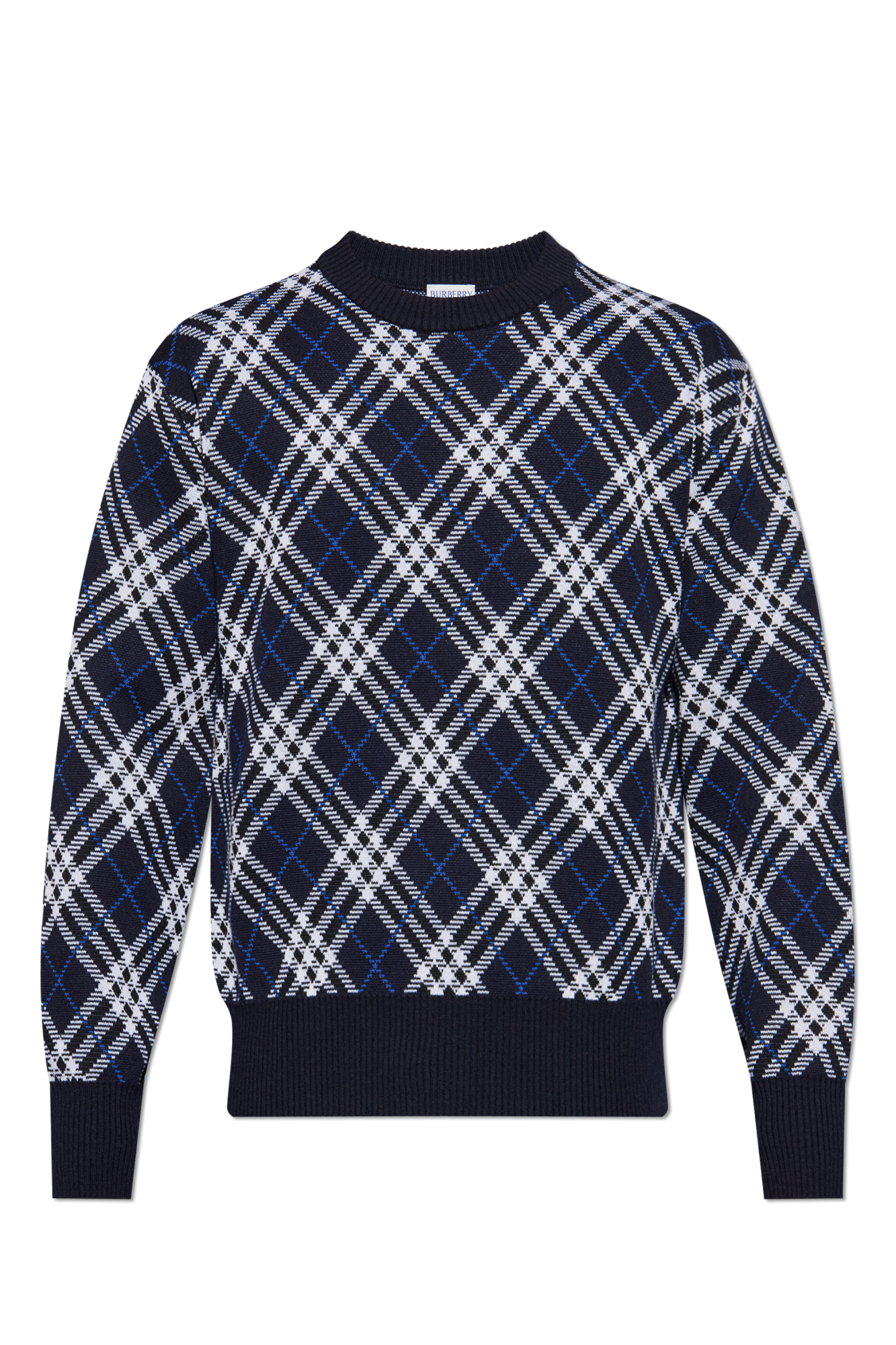 Navy blue Sweater `Gregory` Burberry - Vitkac AS